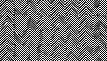 Black and white chevron pattern creating optical illusion