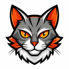 Best cat  Head, color,  Vector,  illustration, 
