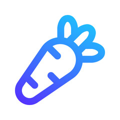 carrot gradient icon