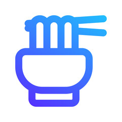 noodles gradient icon
