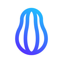 papaya gradient icon