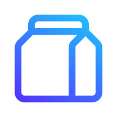 take away gradient icon