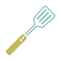 Kitchen spatula vector icon. Kitchen appliance