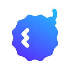 durian gradient fill icon
