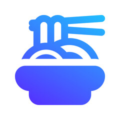 spaghetti gradient fill icon