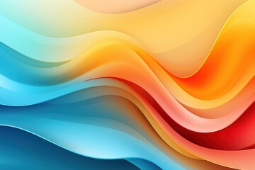 Abstract colorful wavy background design.