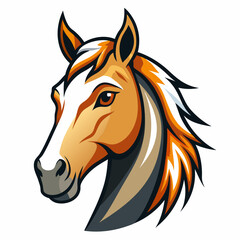 Best Horse Head color,  vector,  illustration
