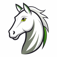 Best Horse Head color,  vector,  illustration