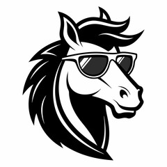 Best  Horse Head,  Silhouette,  vector, illustration