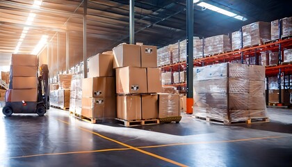 Package logistics warehouse