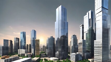Obraz premium skyscrapers