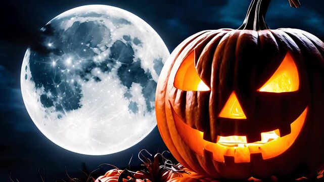 Nachtflug des K&uuml;rbis: Halloween unter Sternen
