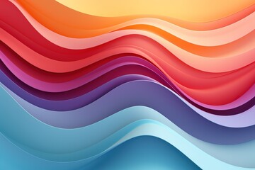 Abstract colorful wavy background with a gradient of colors.