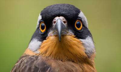Naklejka premium Australian kestrel staring with intense orange eyes