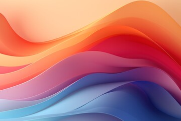 Abstract background with flowing colorful waves.