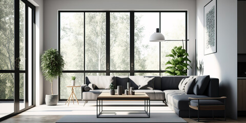Beautiful Modern minimalist living room