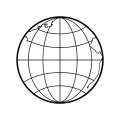 world web icon vector art illustration  