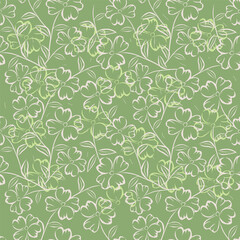 Abstract seamless allover floral chintz pattern design for Textile prints, wallpapers and other decorative projects