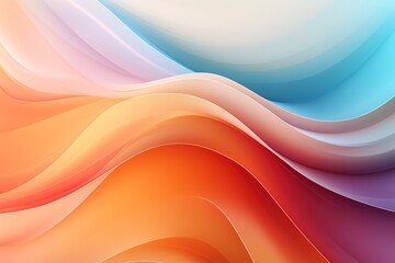 Abstract colorful wavy background with gradient.