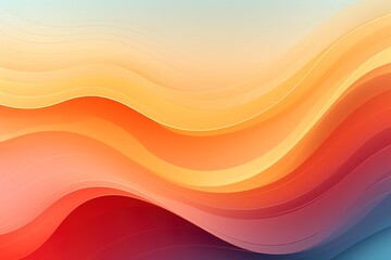 Abstract colorful wavy background with gradient and soft lines.