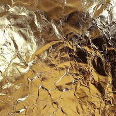 Glittering Gold Leaf Background: A Luxurious Reflection of Light and Opulence for Elegant Design Elements