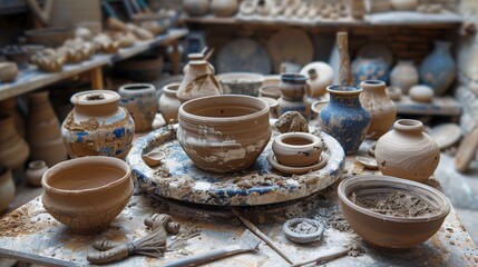 Crafting Beauty from Clay: Pottery and Ceramics Tools in Action