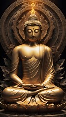Fototapeta premium Buddha enlightenment images for mobile wallpapers.