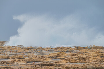 Salzpfannen auf der Insel Gozo