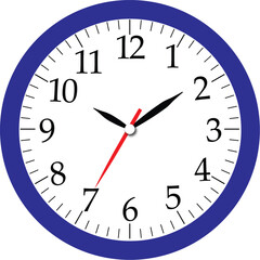 wall clock vector design