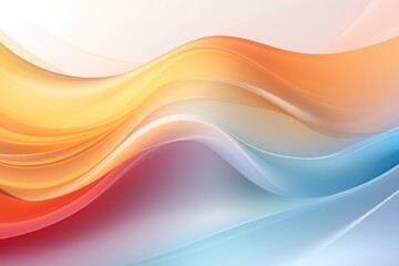 Fototapeta premium Abstract background with flowing, colorful waves.