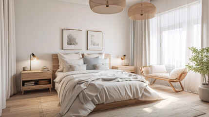 Beautiful bright and airy bedroom