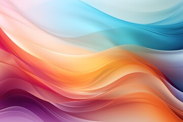 Obraz premium Abstract background with flowing, colorful waves.