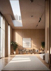 modern living room with fireplace