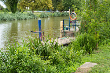 dock port for boat sailing