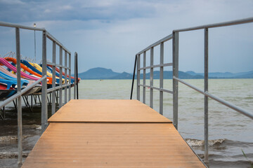 panoramic view lake summer balaton

