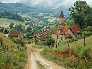 Fototapeta premium The Route Napoléon