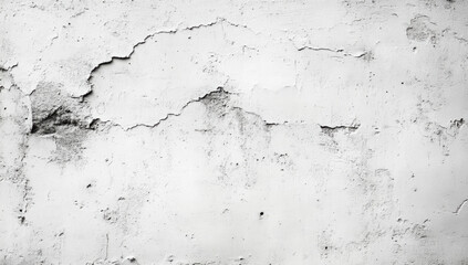 Fototapeta premium White concrete wall background texture with plaster