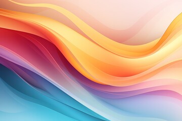 Fototapeta premium Abstract background with vibrant colorful waves.