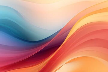 Abstract background with vibrant colors and curved lines.