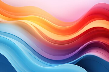 Abstract colorful wavy background with vibrant gradients.
