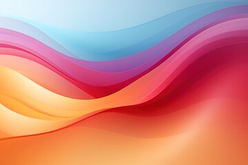 Abstract background with vibrant gradient waves.