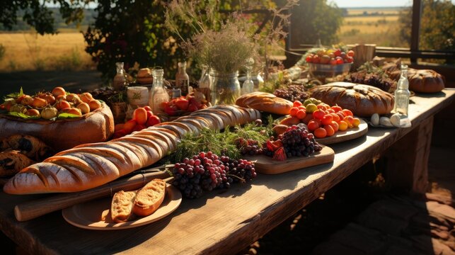 Fine dining table with fresh shrimp, berries, and quality wines for an appetizing look