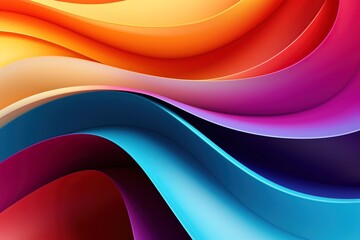 Abstract colorful wavy background with vibrant hues.