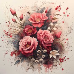 Colourful flowers