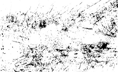 Scratched Grunge Urban Background Texture Vector. Dust Overlay Distress Grainy Grungy Effect. Distressed Backdrop Vector Illustration. Isolated Black on White Background. EPS 10.
