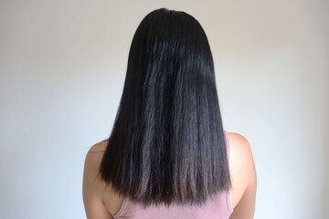 woman with long hair