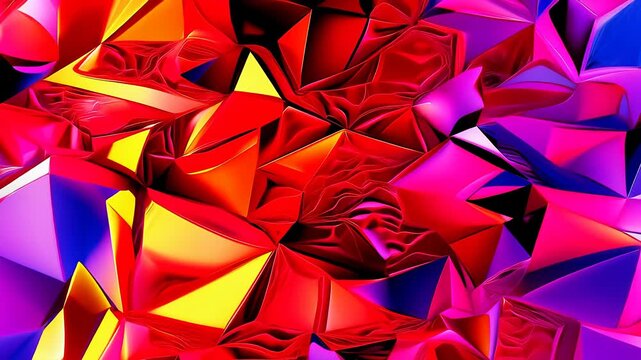 4D motion background computer binary pattern video background creative ai generated colorful texture
