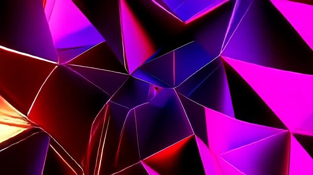 4D motion background computer binary pattern video background creative ai generated dark purple texture