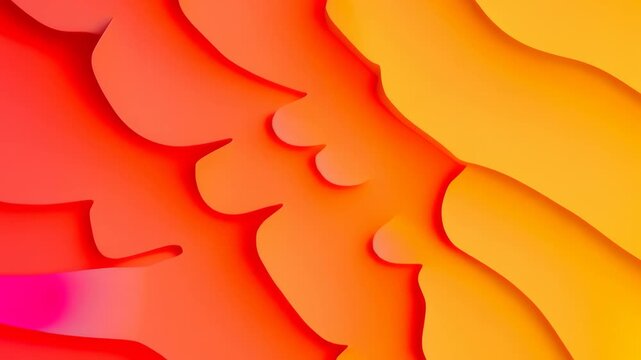 4D motion background computer binary pattern video background creative ai generated orange texture