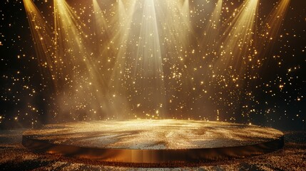 Golden Starburst Stage Glittering Success Spotlighted in Celebration